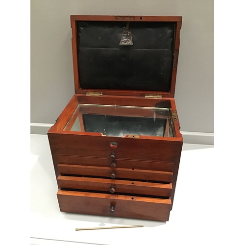 288 - Mahogany Dentist Box By Elliott & Co