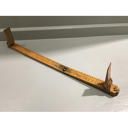 301 - Victorian Boxwood Shoe Measure