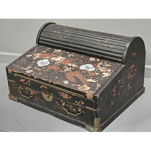 311 - An Early Hand Painted Writing Lap Desk