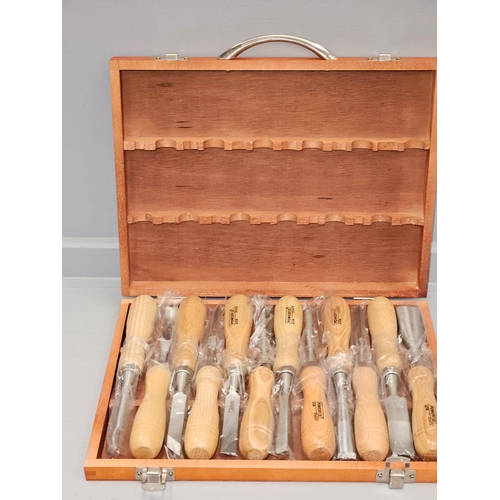 342 - 12 Powerfix Chisels In Original Box