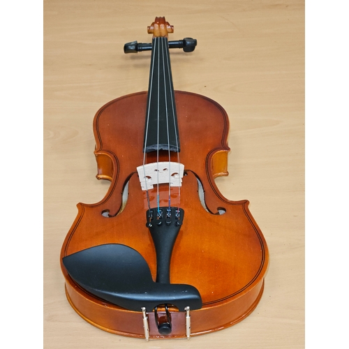 353 - Violin & Bow In Canvas Case