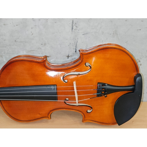 353 - Violin & Bow In Canvas Case