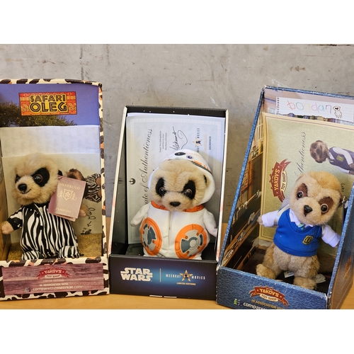 387 - Assorted Meerkat Soft Toys