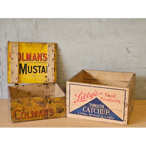 420 - Colman's Mustard Box & Libby's Tomato Catchup Box