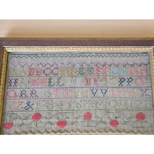 458 - Victorian Sampler W32cm H32cm