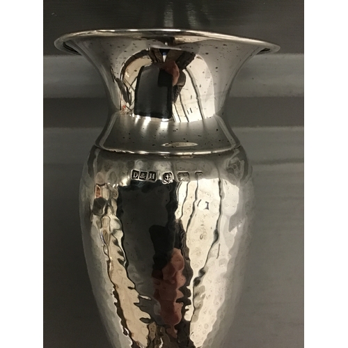 498 - Pair Of Silver Vases - Birmingham 1930