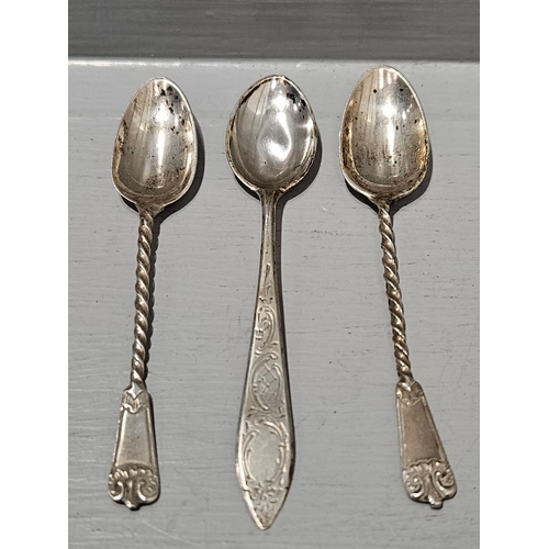 507 - 4 Silver Teaspoons (Sheffield Early 1900's) & 3 Others