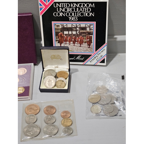 528 - Box Of Assorted Coins