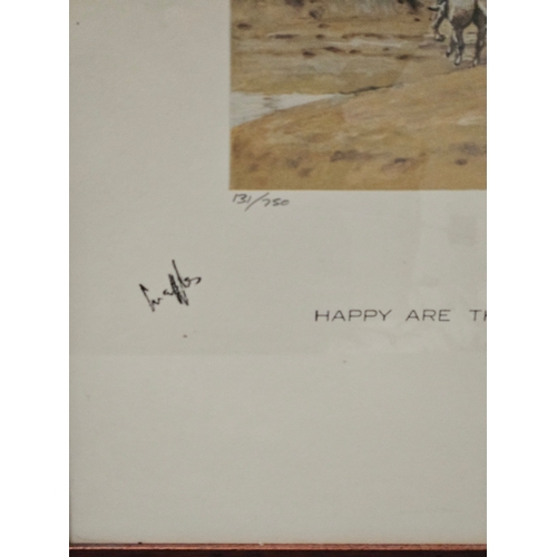 541 - Snaffles Signed Print - 'Happy Are They Who Hunt For Their Own Pleasure And Not To Astonish Others' ... 