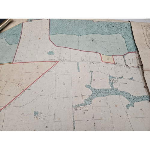 576 - A Large Quantity Of Farm Maps, 2 Prints Etc