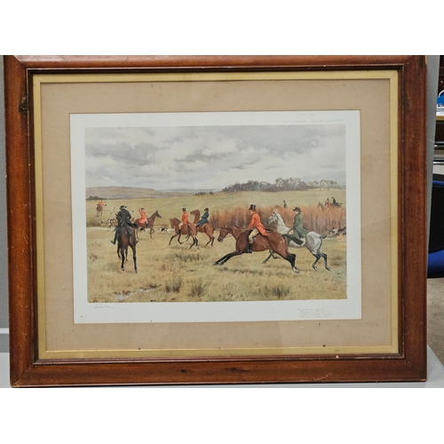 602 - A Set Of 5 Framed Hunting Prints By Goodwin Kilburne 60cm x 76cm