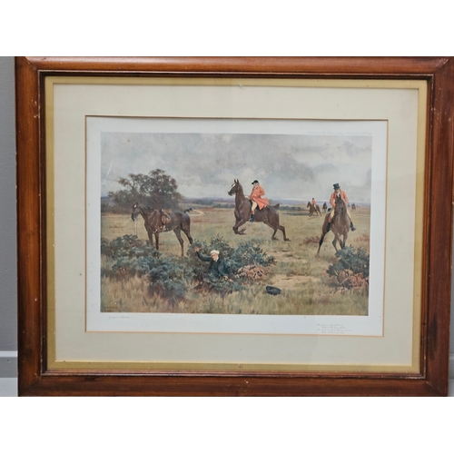 602 - A Set Of 5 Framed Hunting Prints By Goodwin Kilburne 60cm x 76cm