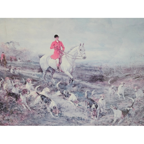 620 - Heywood Hardy Hunting Print 71cm x 60cm