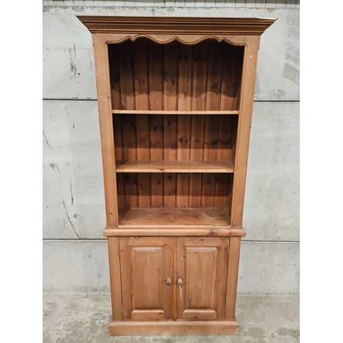 651 - Pine Display Unit H182cm W83cm D35cm