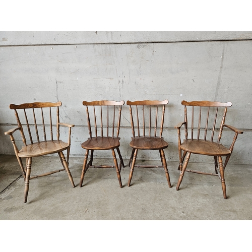 711 - Reproduction Kitchen Table & 6 Chairs