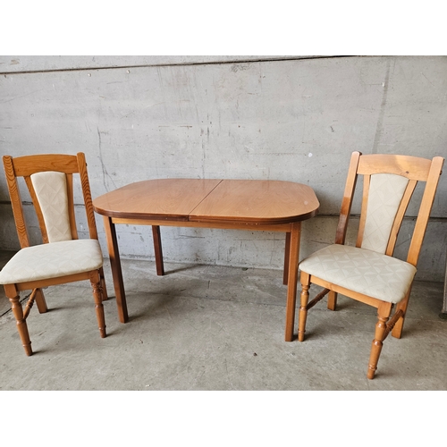 712 - Reproduction Kitchen Table & 6 Pine Chairs