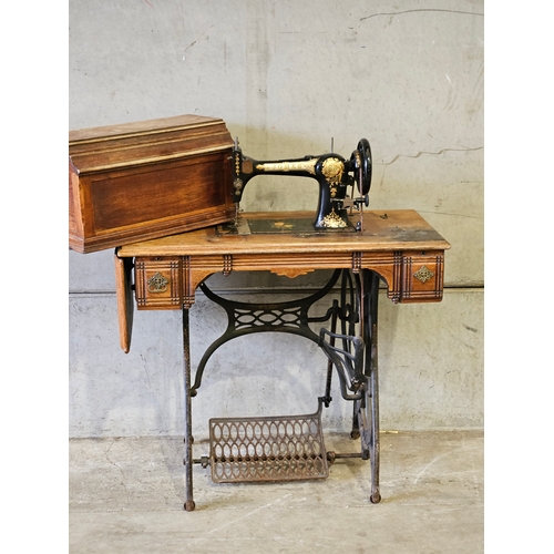 715 - Jones Treadle Sewing Machine