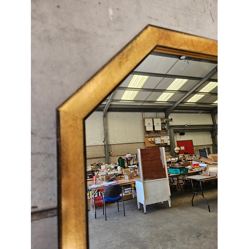 740 - Large Modern Mantel Mirror H108cm W118cm