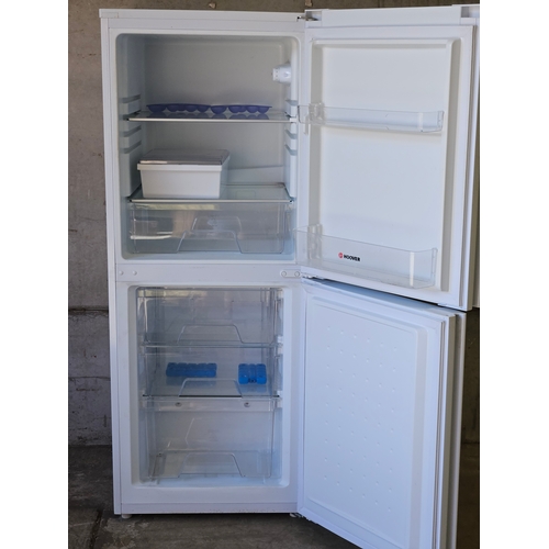 748 - Hoover Fridge Freezer H142cm W56cm D60cm