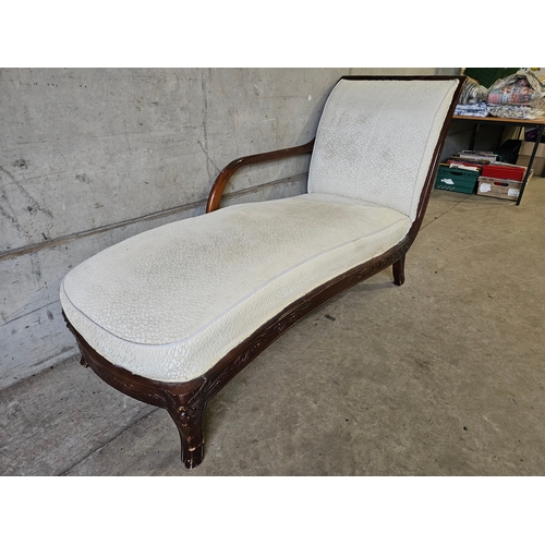 761 - Mahogany Chaise Lounge