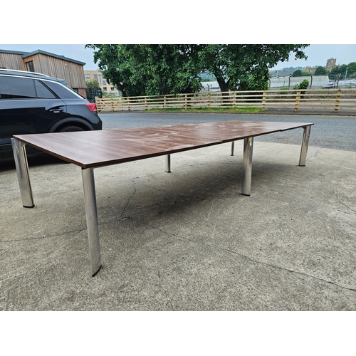 768 - Large Modern Function Table H73cm W403cm D150cm