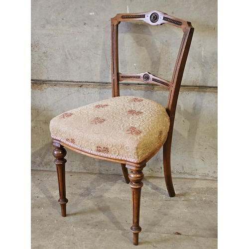 790 - 4 Walnut Dining Chairs