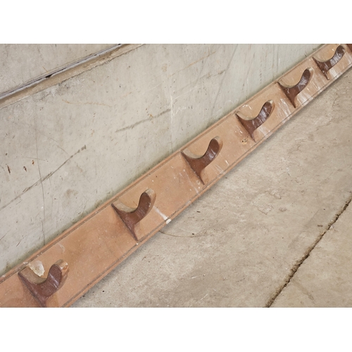 806 - Victorian Pine Bridle/Head Collar Rack