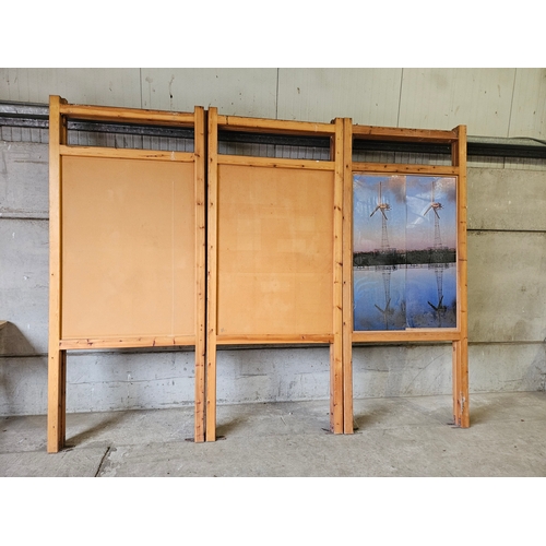 809 - 6 Large Advertising Screens/Boards H229cm W97cm