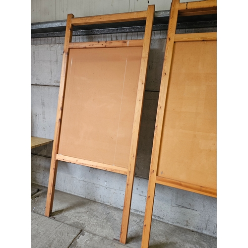 809 - 6 Large Advertising Screens/Boards H229cm W97cm