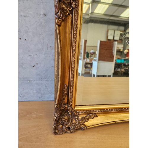 831 - Gilt Mantel Mirror H74cm x W103cm