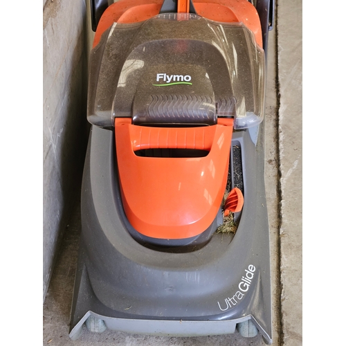 864 - Flymo Ultra Glide Electric Mower With Blade Spanner