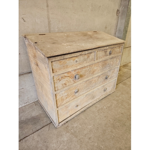 891 - Pine Meal Bin H94cm W112cm