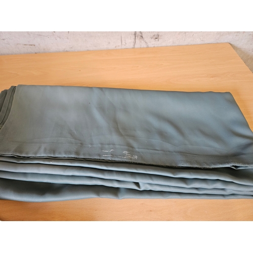 905 - 2 Pairs Of Curtains, Net Curtains & Curtain Poles