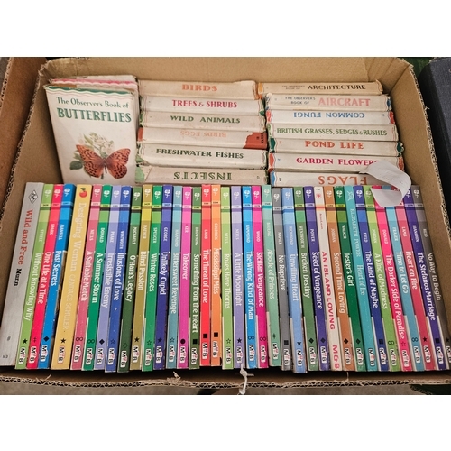 11 - Box Including Assorted The Observer's Books & Mills & Boon