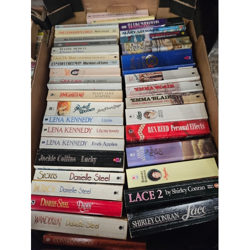 16 - 2 Boxes Of Paperbacks Etc