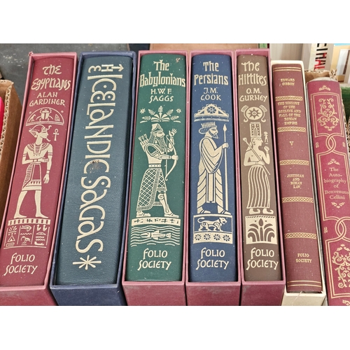 18 - Box Including 7 Folio Society