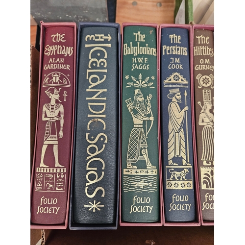 18 - Box Including 7 Folio Society