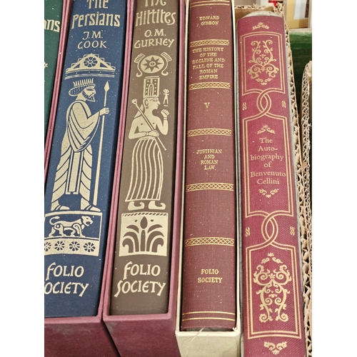 18 - Box Including 7 Folio Society