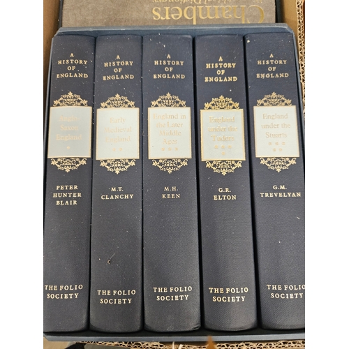 20 - A Set Of 5 Folio Society  - A History Of England & 3 Other Volumes