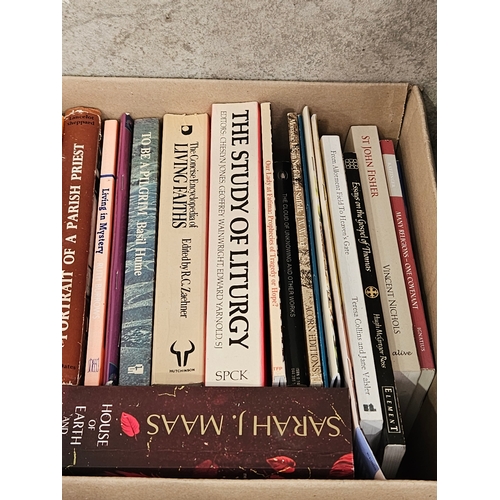 21 - Box Of Books Including Religion, Egypt Etc