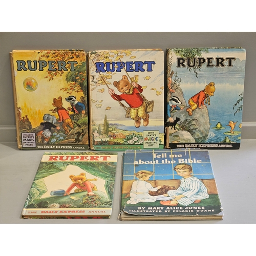 22 - Assorted Rupert Annuals, Children's Books Etc