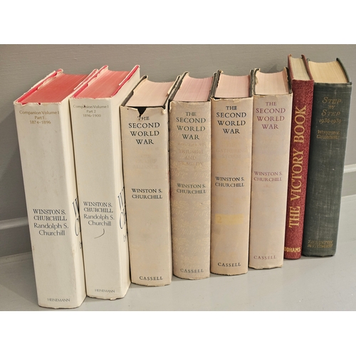 35 - 8 Volumes - Winston Churchill Etc