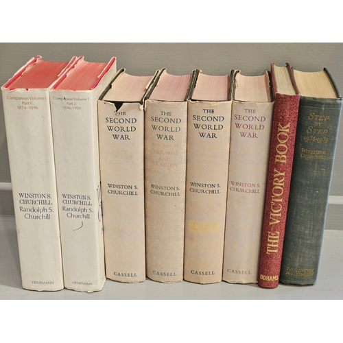 35 - 8 Volumes - Winston Churchill Etc