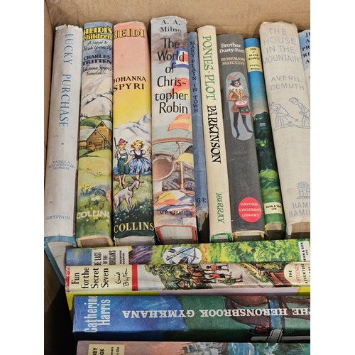 45 - Box Of Assorted Equine Story Books Etc