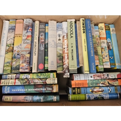 45 - Box Of Assorted Equine Story Books Etc