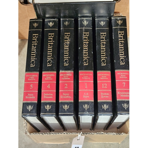 48 - 2 Boxes (22 Volumes) Of Britannica