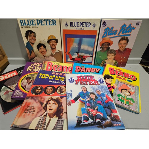 58 - Box Including Assorted Children's Annuals Etc