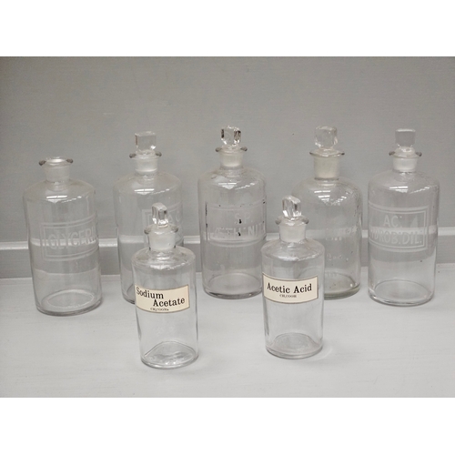 79 - 12 Assorted Apothecary Bottles