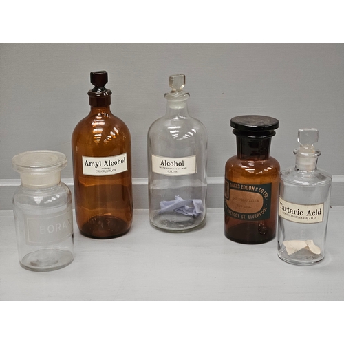 79 - 12 Assorted Apothecary Bottles