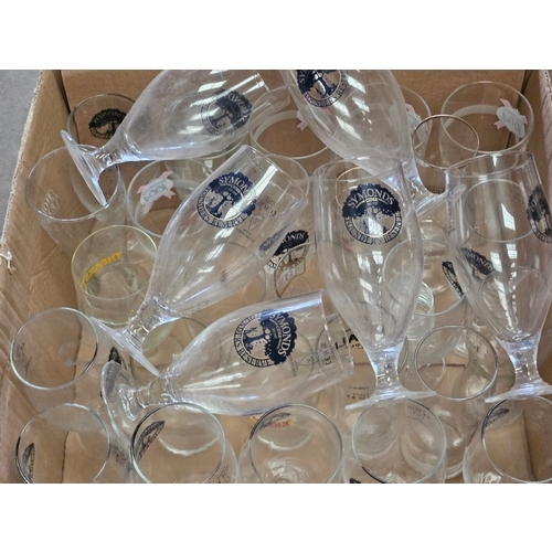 109 - 3 Boxes Of Assorted Glasses Etc